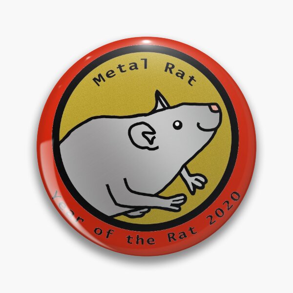 Item preview, Portrait of a Metal Rat 2020 designed and sold by ellenhenry.