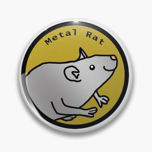 Item preview, Portrait of a Metal Rat designed and sold by ellenhenry.