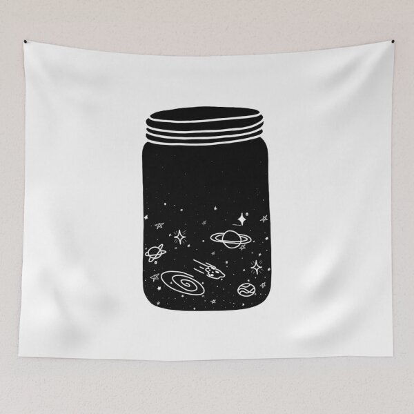 Item preview, mason jar universe designed and sold by ekmdesigns.