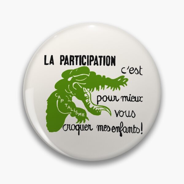 Item preview, Paris Revolt, May 68: 'CROCODILE': The Original in Green & Black on Cream designed and sold by Day Chapman.