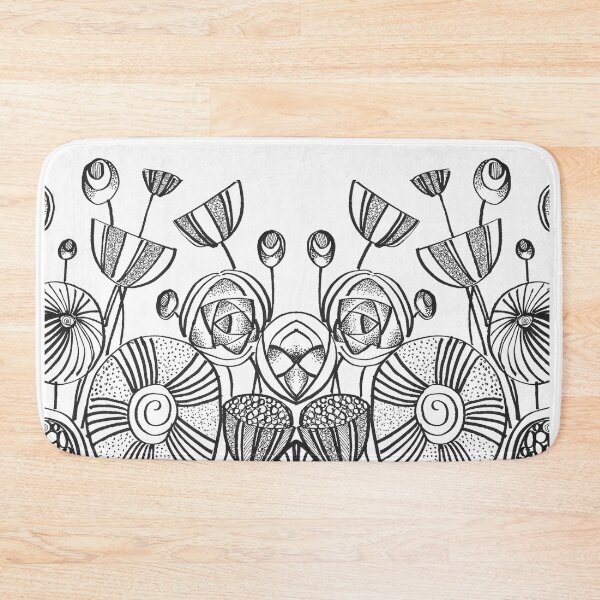 Item preview, FLORAL DOODLE LINE ART  designed and sold by PrachiManerikar.