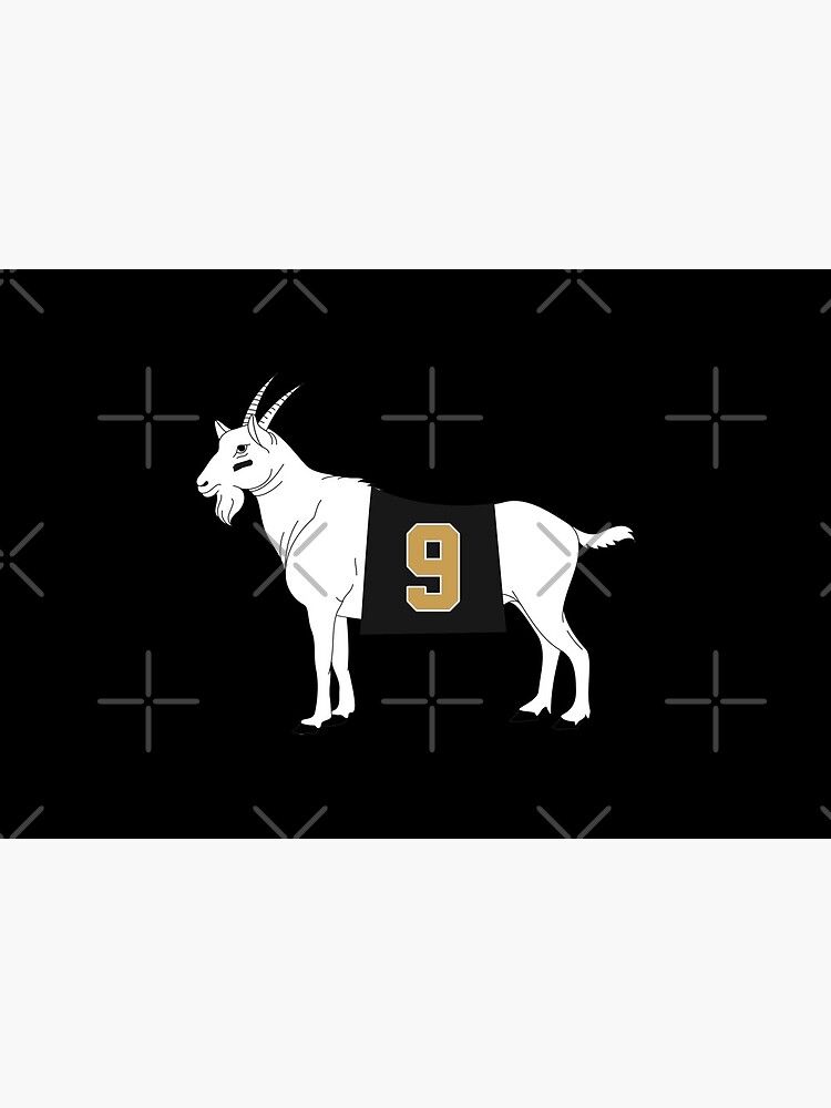 Limited Edition Drew Brees Jersey Style Shirt, GOAT 9, Nola, New Orleans Saints  Shirt, Mug, Hoodie & Wall Tapestry! Essential T-Shirt for Sale by GoatGear