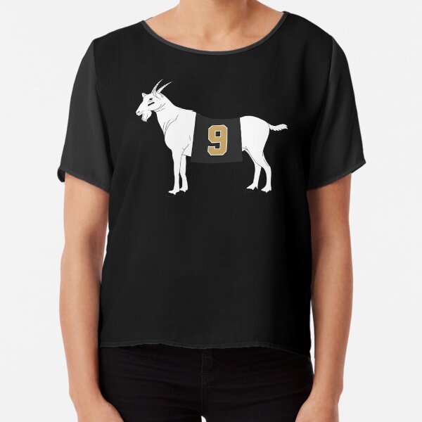 Limited Edition Drew Brees, GOAT 9, New Orleans Saints Shirt, Mug &  Hoodie! Graphic T-Shirt Dress for Sale by GoatGear