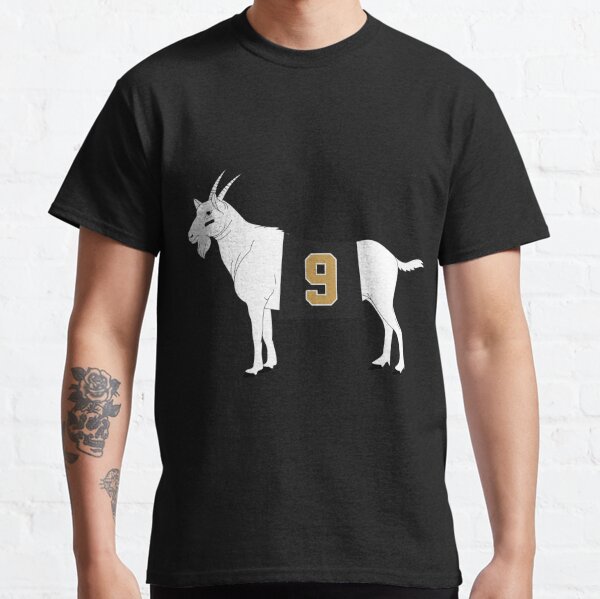 Limited Edition Drew Brees, GOAT 9, New Orleans Saints Shirt, Mug &  Hoodie! Essential T-Shirt for Sale by GoatGear