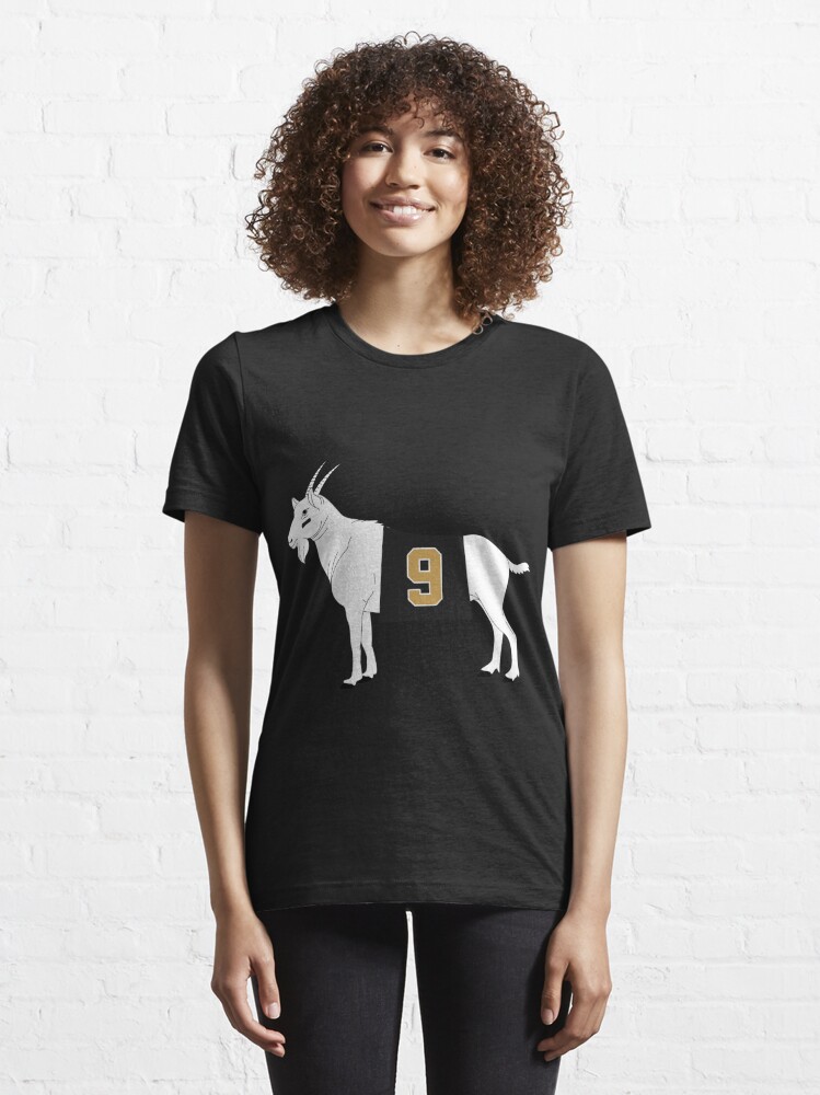 Limited Edition Drew Brees, GOAT 9, New Orleans Saints Shirt, Mug &  Hoodie!' Essential T-Shirt for Sale by GoatGear