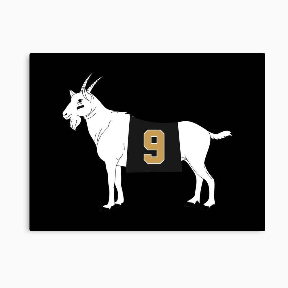 Limited Edition Drew Brees Jersey Style Shirt, GOAT 9, Nola, New Orleans Saints  Shirt, Mug, Hoodie & Wall Tapestry! Essential T-Shirt for Sale by GoatGear