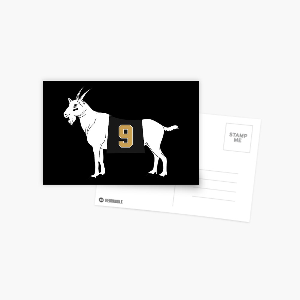 Limited Edition Drew Brees, GOAT 9, New Orleans Saints Shirt, Mug &  Hoodie! Graphic T-Shirt Dress for Sale by GoatGear