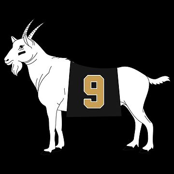 Limited Edition Drew Brees Jersey Style Shirt, GOAT 9, Nola, New Orleans Saints  Shirt, Mug, Hoodie & Wall Tapestry! A-Line Dress for Sale by GoatGear