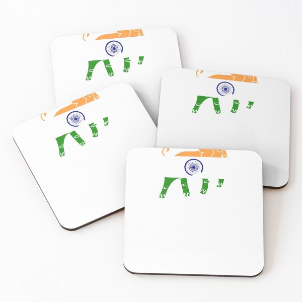 Item preview, Indian Flag India Elephant  designed and sold by StickerDirect.