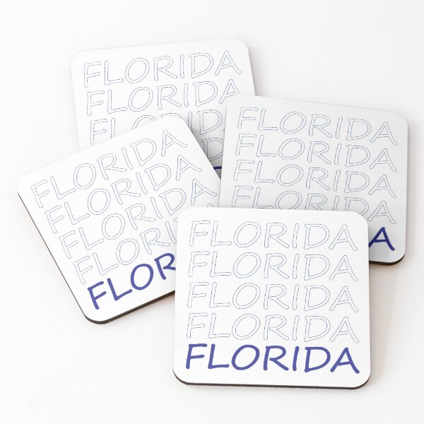Item preview, Florida Repeating Blue Bold Uppercase designed and sold by artbylukas.