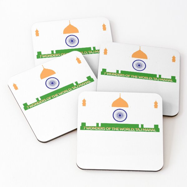Artikelvorschau, Indische Flagge Taj Mahal entworfen und verkauft von StickerDirect.
