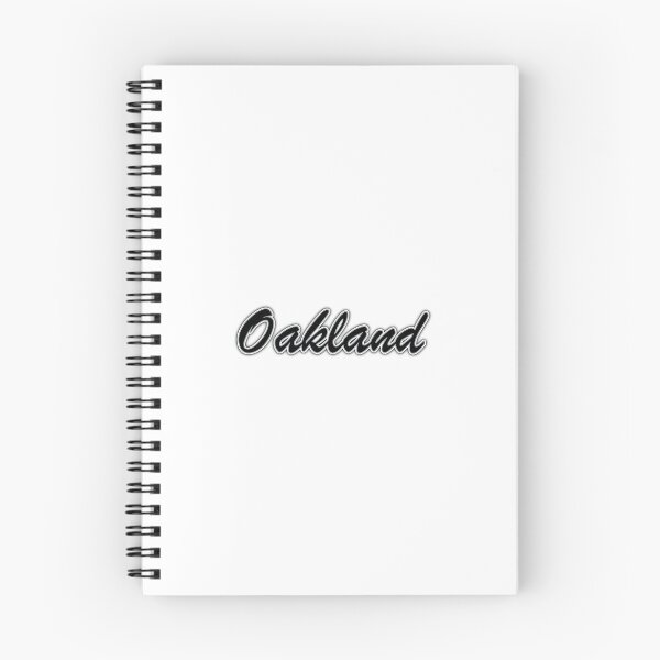 Item preview, Oakland Black and Silver on White with Shadow designed and sold by gkillerb.