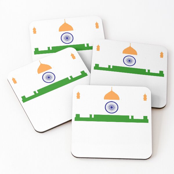 Item preview, Indian Flag, Taj Mahal India designed and sold by StickerDirect.
