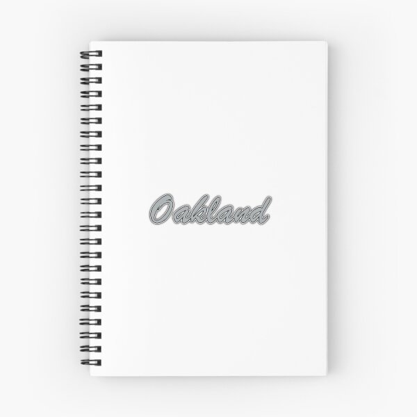 Item preview, Oakland Silver and Black on White with Shadow designed and sold by gkillerb.
