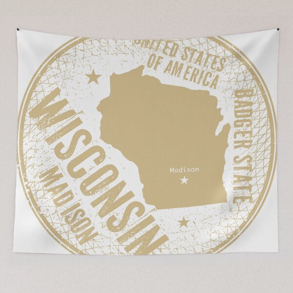 Item preview, Wisconsin - Badger State designed and sold by studio838.