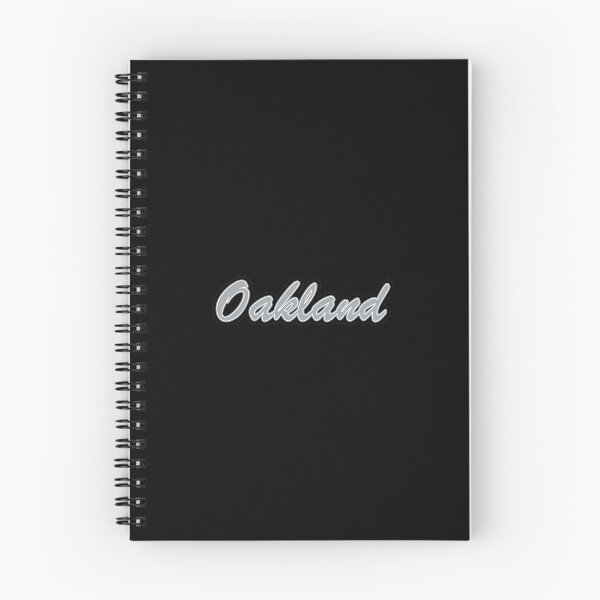 Item preview, Oakland Silver and White on Black designed and sold by gkillerb.