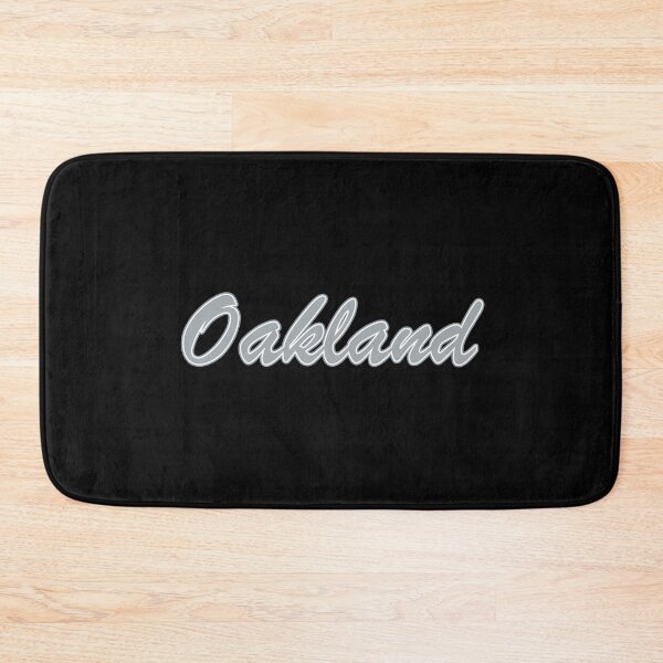 Item preview, Oakland Silver and White on Black designed and sold by gkillerb.