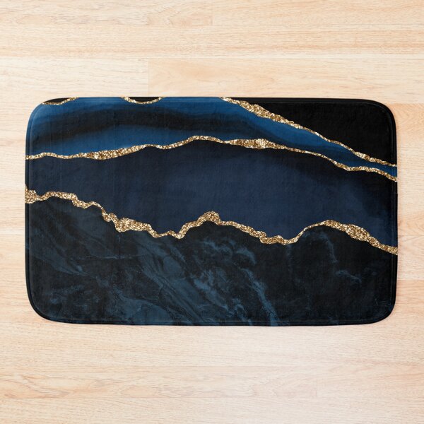 Item preview, Abstract Blue, Gold Modern Geode Design designed and sold by Paulele.