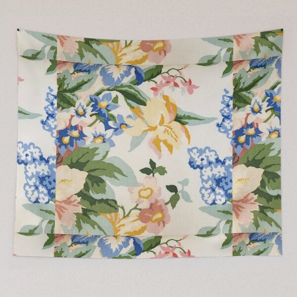 Item preview, blue and yellow floral design designed and sold by TheWhiteRhyno.