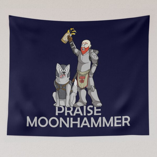 Item preview, Praise Moonhammer! designed and sold by Dumb-Dumbs & Dice.