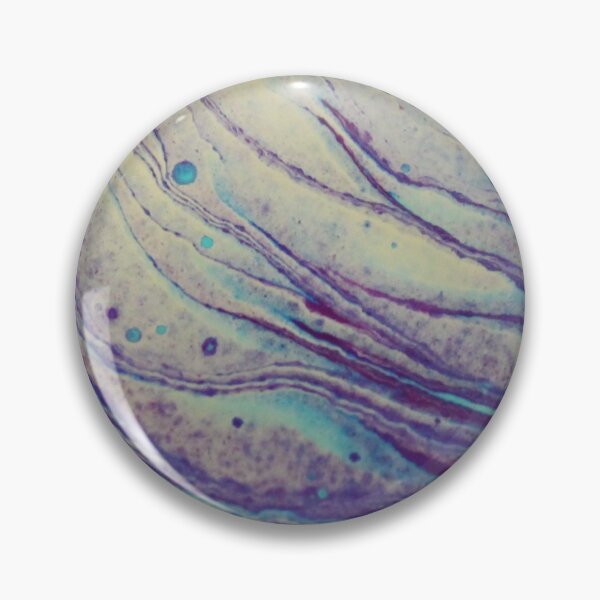 Item preview, Fluid art - violet, turquoise, cream  designed and sold by themuseinspired.