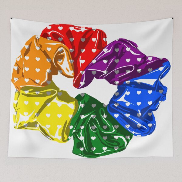 Item preview, LGBTQA Pride Scrunchie.  designed and sold by enriquepma.