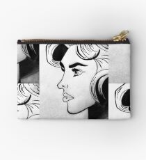monotone Zipper Pouch