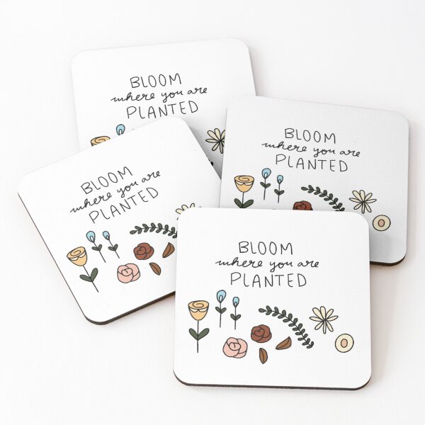 Item preview, Bloom Where You are Planted Color designed and sold by Mazie Kate.