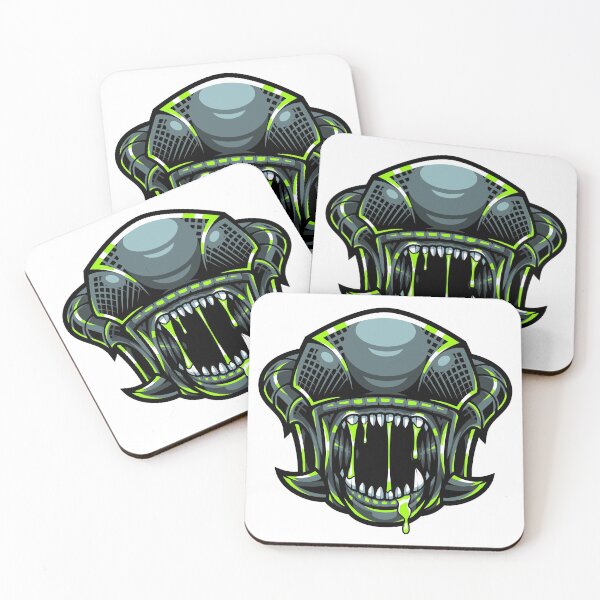 Item preview, Angry Alien Head designed and sold by Vector Scout Lab.