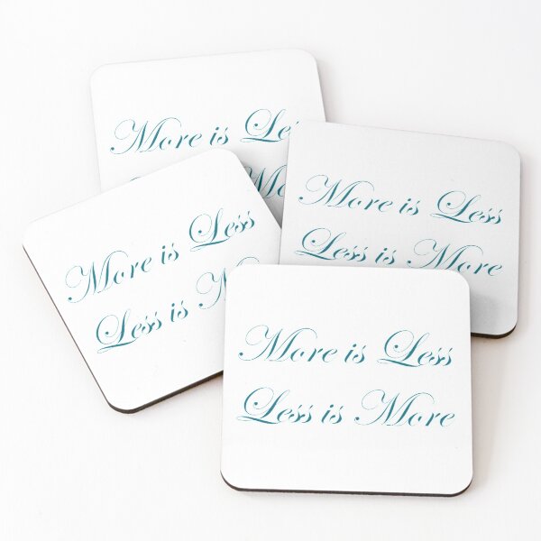 Item preview, more is less less is more designed and sold by Calliope ❤️.