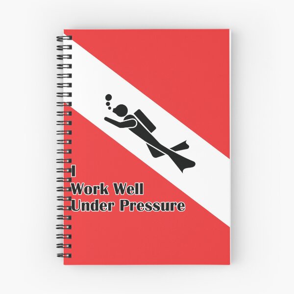Item preview, I Work Well Under Pressure - Scuba Diver designed and sold by RobomShop.