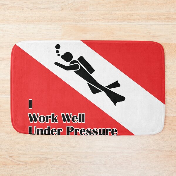 Item preview, I Work Well Under Pressure - Scuba Diver designed and sold by RobomShop.