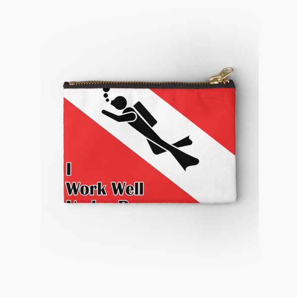 Item preview, I Work Well Under Pressure - Scuba Diver designed and sold by RobomShop.