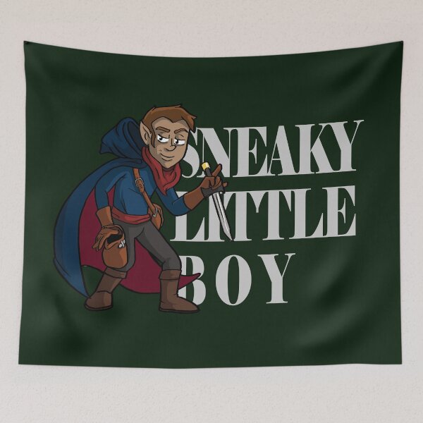 Item preview, Sneaky Little Boy designed and sold by Dumb-Dumbs & Dice.