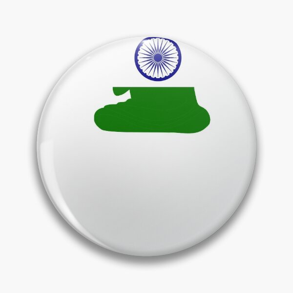 Artikelvorschau, Indische Flagge Meditation entworfen und verkauft von StickerDirect.