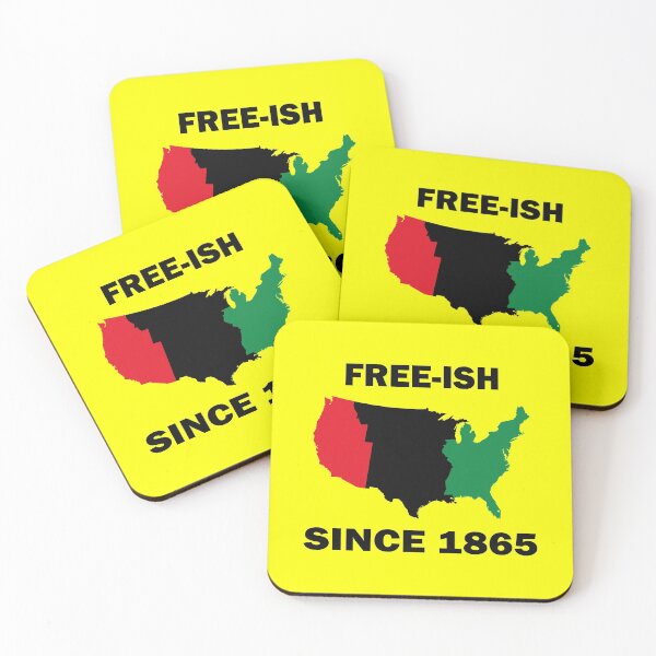 Item preview, Free-ish Since 1865 Juneteenth Day - American Map Solider Freedom Celebration Gift - Ancestors Black African American 1865  designed and sold by Run to Creations.