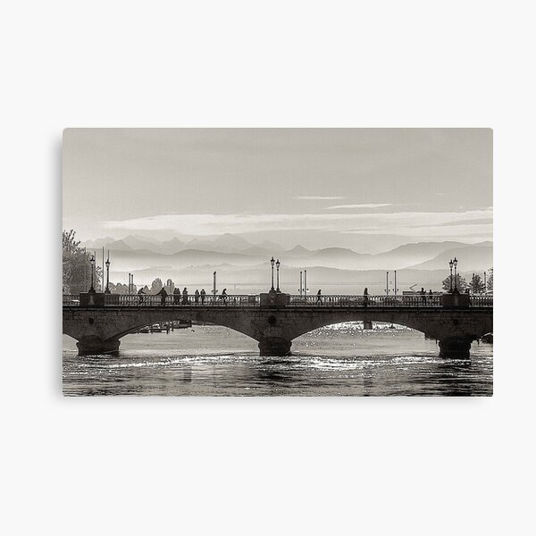 Morning Moods of Zurich Canvas Print