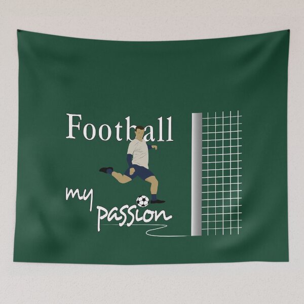 Item preview, Football my passion, football, goal, forward designed and sold by ChrUzDesigner.