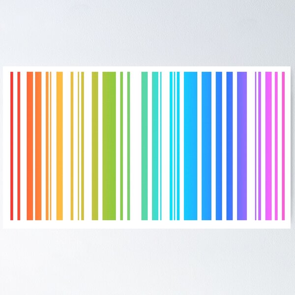 Love is Love - LGBT Pride rainbow barcode (just text) Poster for Sale by  PixelatedPixels