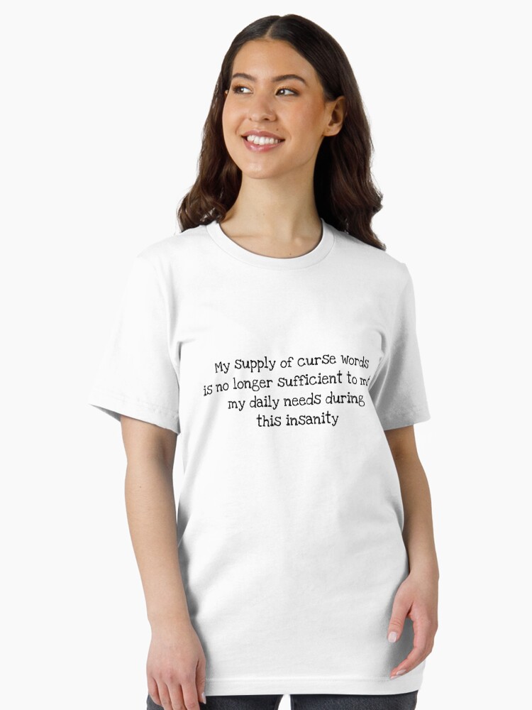 Thumbnail 2 of 7, Essential T-Shirt, please send curse words! designed and sold by unfuckersunite.