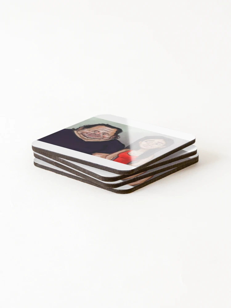 Thumbnail 4 of 5, Coasters (Set of 4), Ed and Rose designed and sold by Rhyan Abbott.