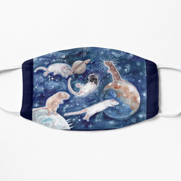 Rats are Stars Spelled Backwards Flat Mask