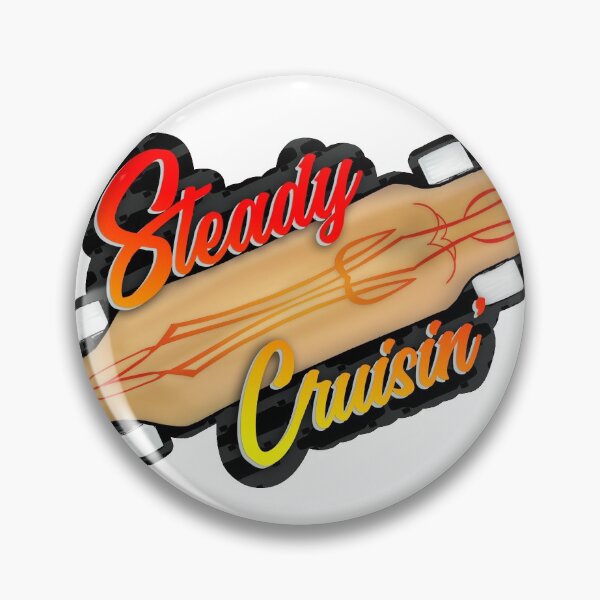 Item preview, Steady Cruisin' - Red Stripes/Dark boarder Variant designed and sold by D-n-Diy.