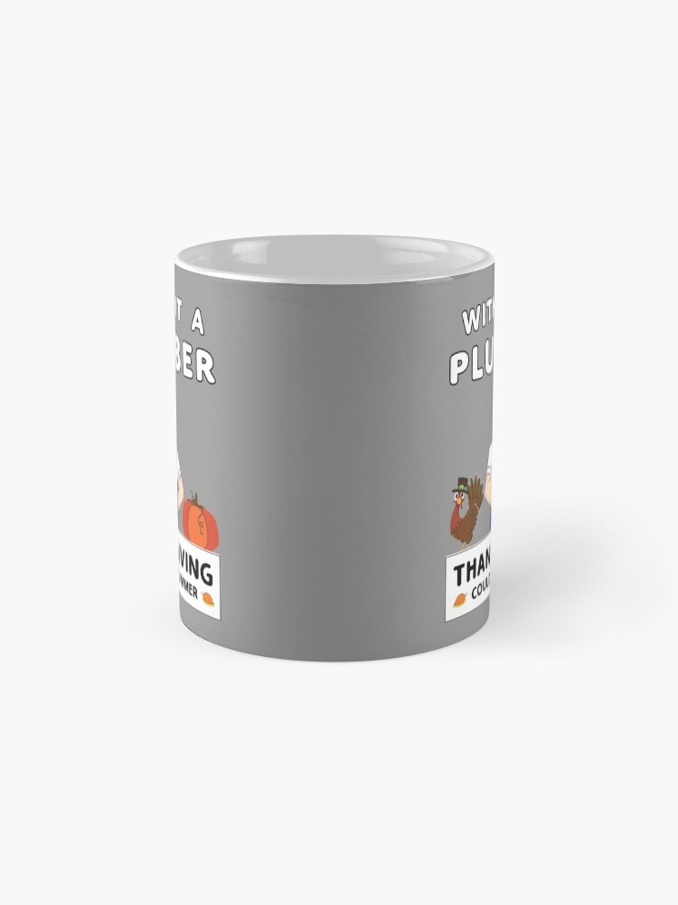 Alternate view of Thanksgiving Repairman Tradesman Contractor Gourd. Mug