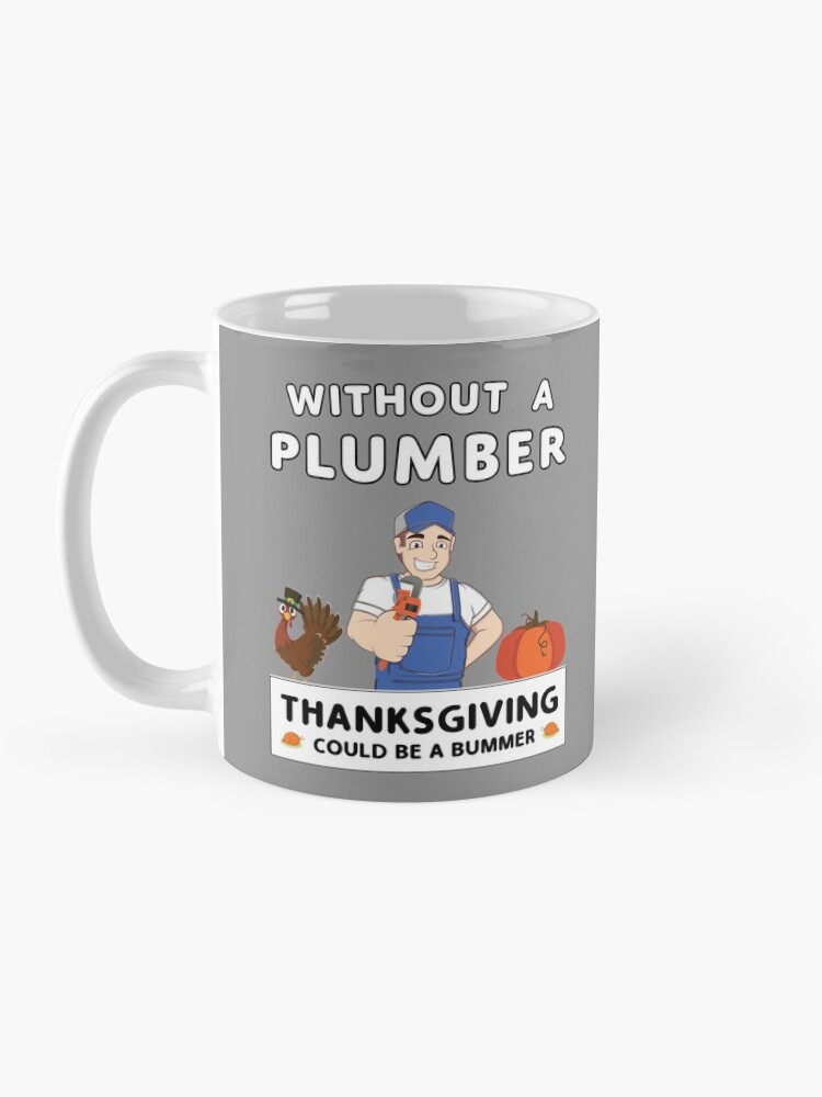 Alternate view of Thanksgiving Repairman Tradesman Contractor Gourd. Mug
