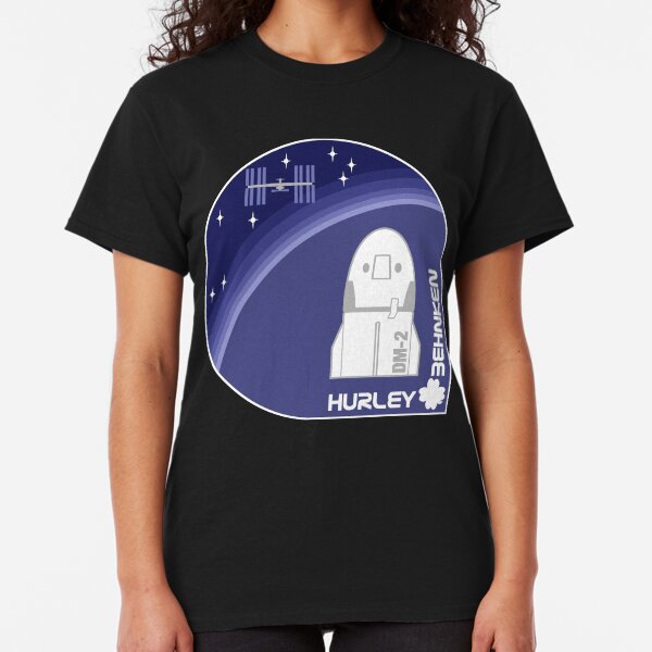 Copy of SpaceX Crew Dragon DM-2 Mission Patch - Daytime Alternate Classic T-Shirt