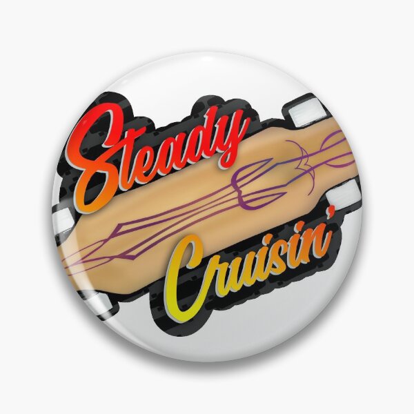 Item preview, Steady Cruisin' - Purple Stripes/Dark boarder Variant  designed and sold by D-n-Diy.