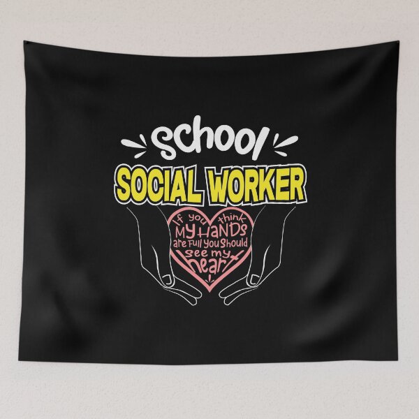 Artikelvorschau, School Social Worker Hände Sozialarbeiter Geschenk entworfen und verkauft von 2blackcherries.