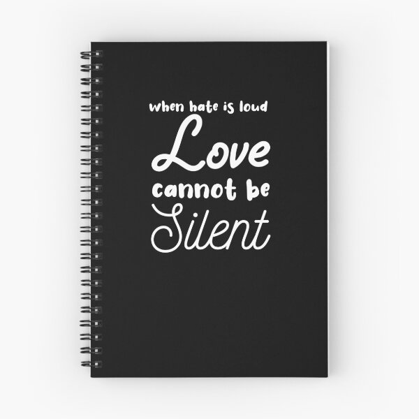 Item preview, When Hate is Loud Love Must Not Be Silent designed and sold by ELmezz.
