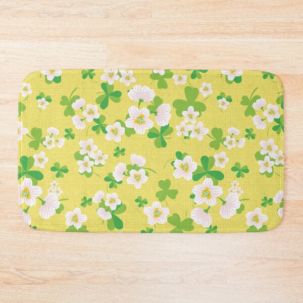 Item preview, wood sorrel wildflowers pattern designed and sold by rysunki-malunki.
